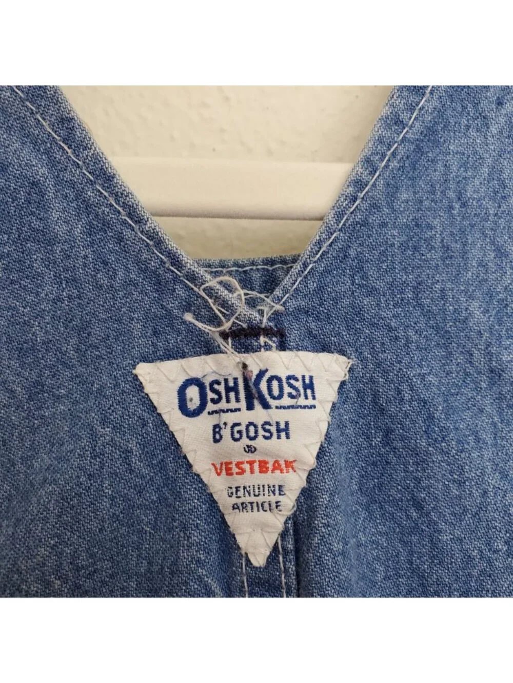 OshKosh B'Gosh vintage union label vestbak overalls
